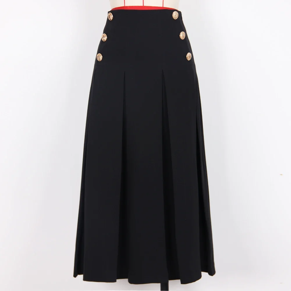 2023 Autumn And Winter New High-end Fashion Popular Ladies All-match Mid-length Skirt High-quality A-line Skirt