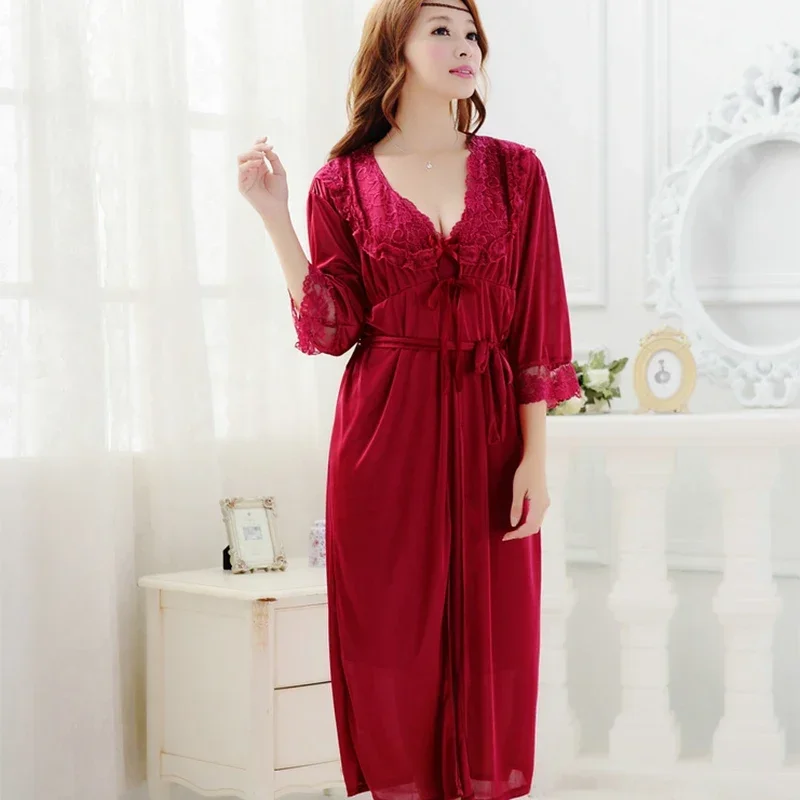 

Summer Long White Nightgown Women 2025 Princess Sleeping Dress Women Nightgowns Long Robe Vintage Camisones de Dormir Sleepwear