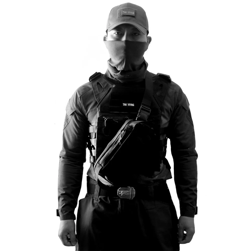 

Outdoor Tactical Messenger Shoulder Package Men'S Multifunctional Military Fan Backpack Cycling Sports Waist Hunting Chest Bag