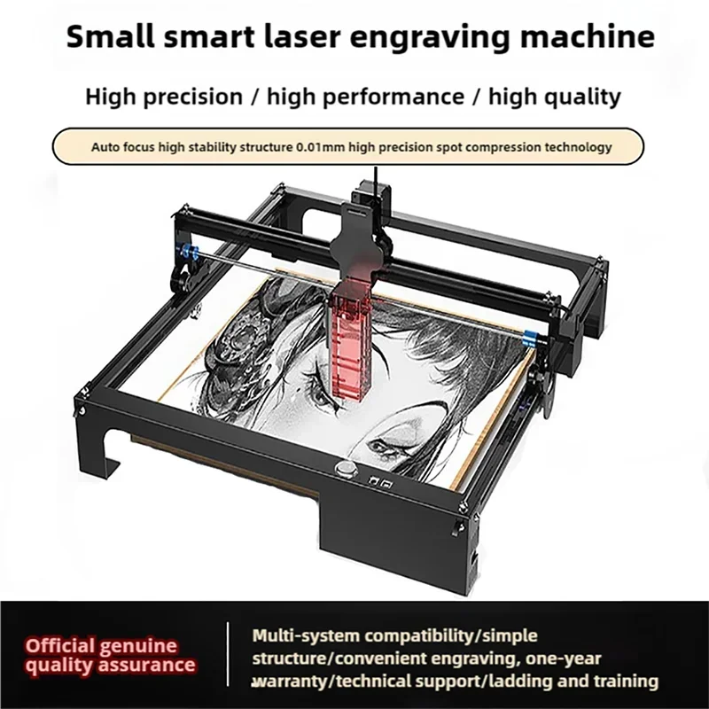 Hlongda DIY-KIT Dual Laser Graving Engraving Cutting Machine Diode Engraver Desktop Metal Cutter Woodworking Tools 2W 5W 10W 20W