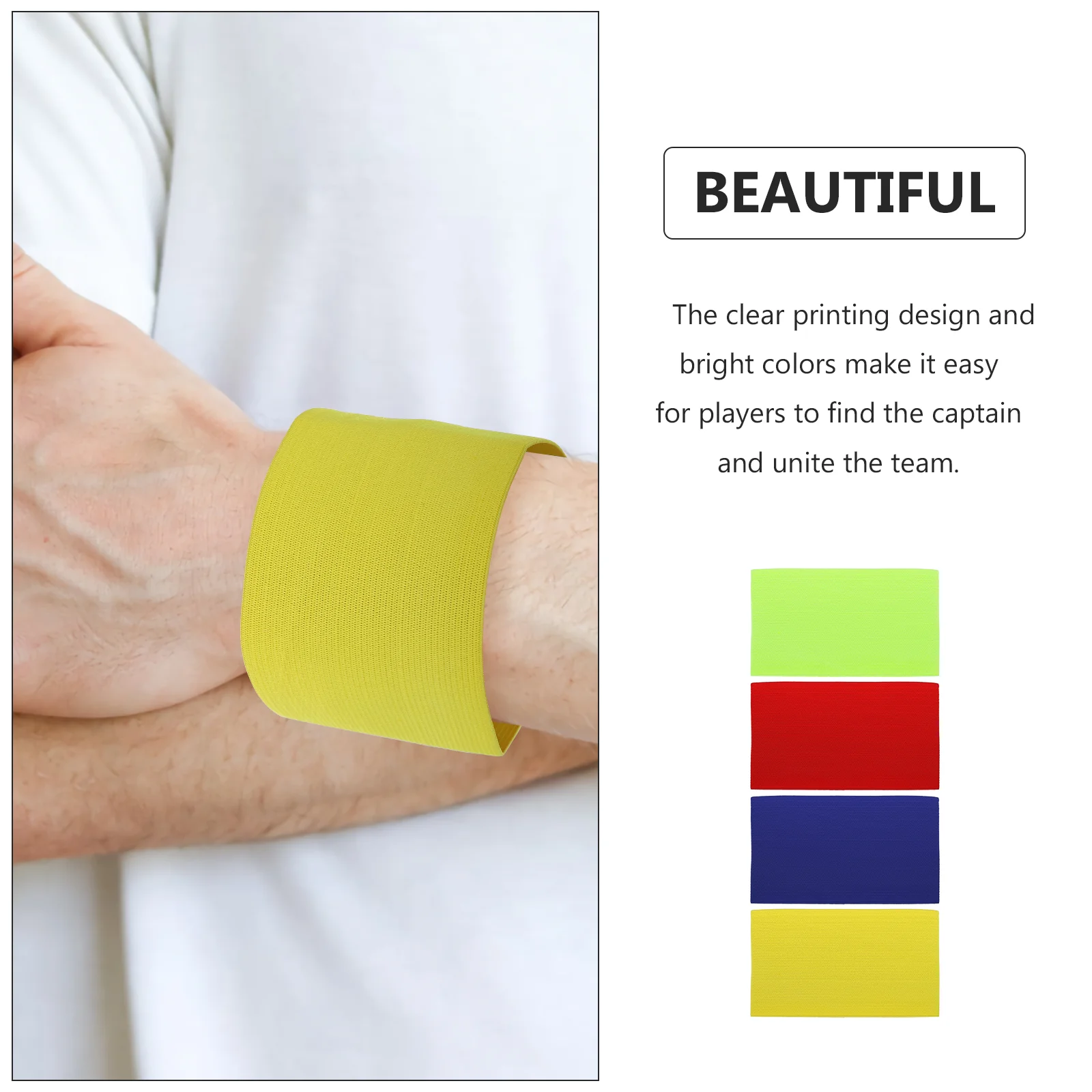 توفر أذرع قائد الفريق الرياضي للبالغين من Captains شارات مطاطية لـ