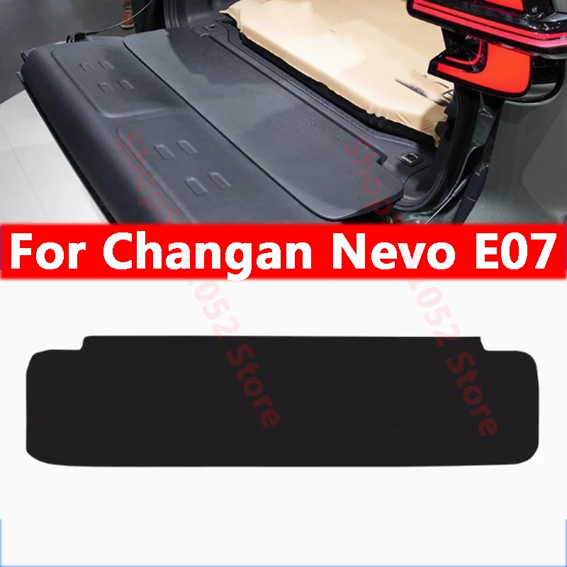 

Для Changan Nevo E07 2024 2025 Автомобильный защитный коврик из искусственной кожи на заднюю панель багажника, декоративная накладка на багажник, аксессуары, чехол