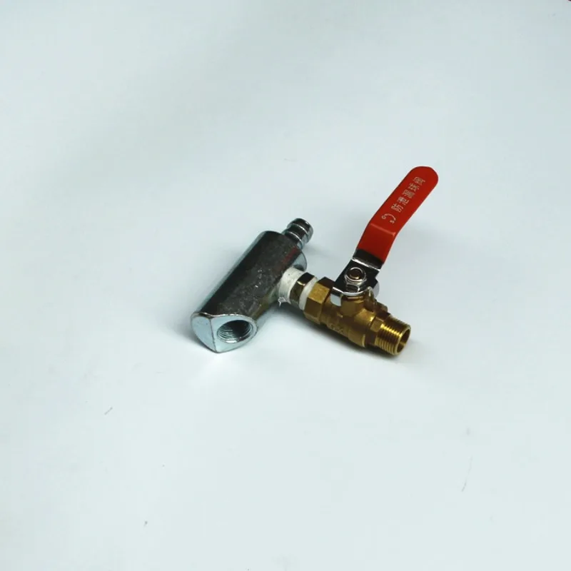 Sandblasting Machine Three‑Way Connector With Control Valve Abrasive Blasting Equipment Replacement Fitting