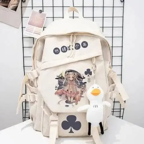 

Anime Game Jibaku Shounen Toilet-Bound Hanako-Kun Student Teens School Bags Large Capacity Backpacks