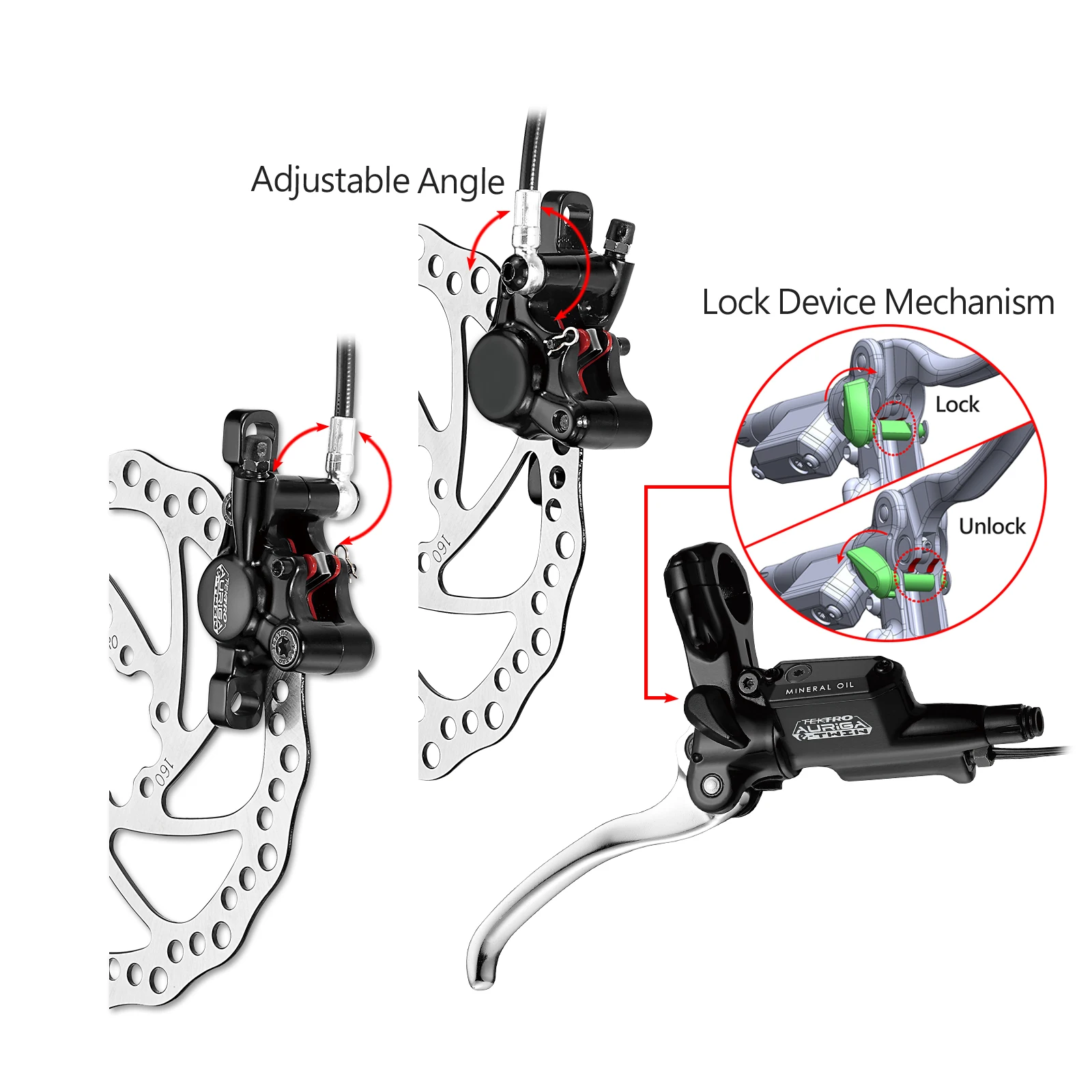 Fit for e-bike disc brake for HD-E525 brake disc bike