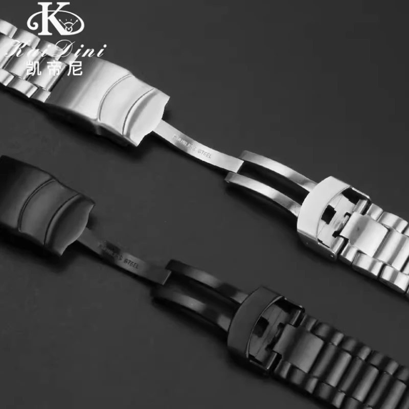 20mm 22mm 24mm Stainless Steel Watch Band for Rolex for Seiko Men's Sport Straps Universal Replacement Bracelet Metal Wristbands