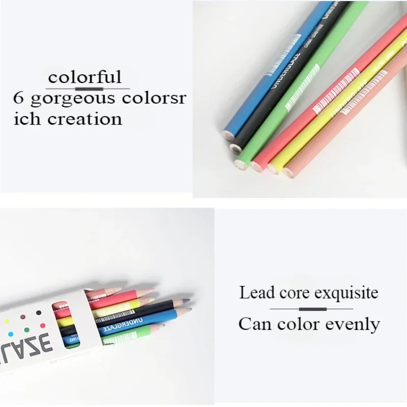 12 Colors Underglaze Pencils High Temp Firing Bisque Outlining Pencils DIY Handmade Ceramic Pottery Painting Supplies