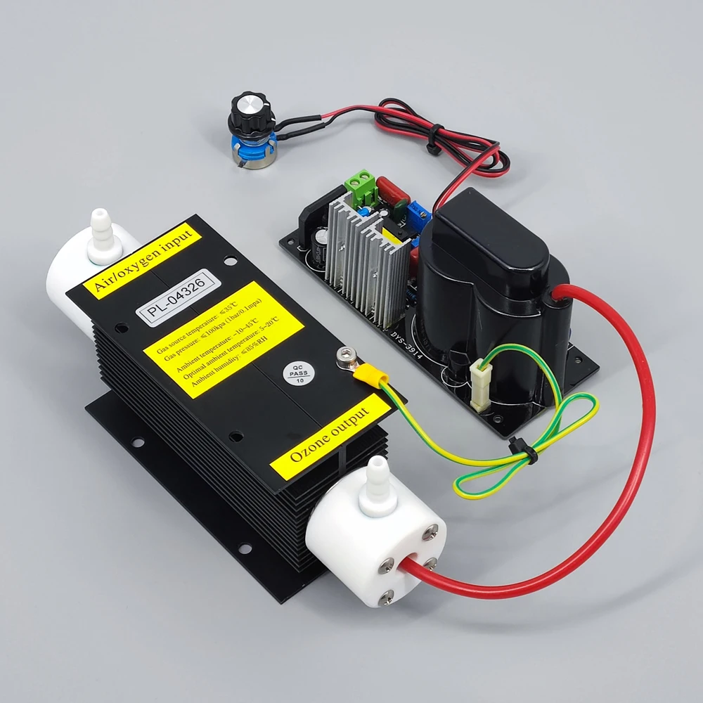 CE FCC ROHS 특허 제품, 조정 가능한 고농도 좁은 갭 방전 석영 튜브 오존 발생기 키트, 5 G/H 5g