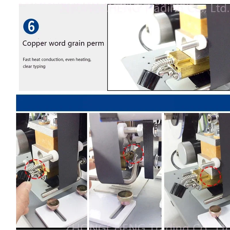 220V NEW Electric Ribbon Coding Machine HP-241B Electric Ribbon Coder Printing Production Date Ink Digital ImitationInkjet Codin