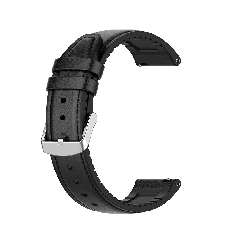 สร้อยข้อมือหนัง + ซิลิโคนสำหรับ Amazfit GTR 2 2E GTR3 Pro สำหรับนาฬิกา Amazfit Pace Stratos 3 2 GTR 47Mm 42Mm Correa