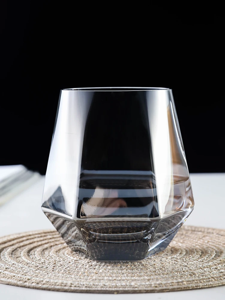 Ins Popular Japanese Bathroom Accessories Set Gold Inlay Glass Mouthwash Cup Toothbrush Holder Whiskey Cup Gobelet Salle De Bain