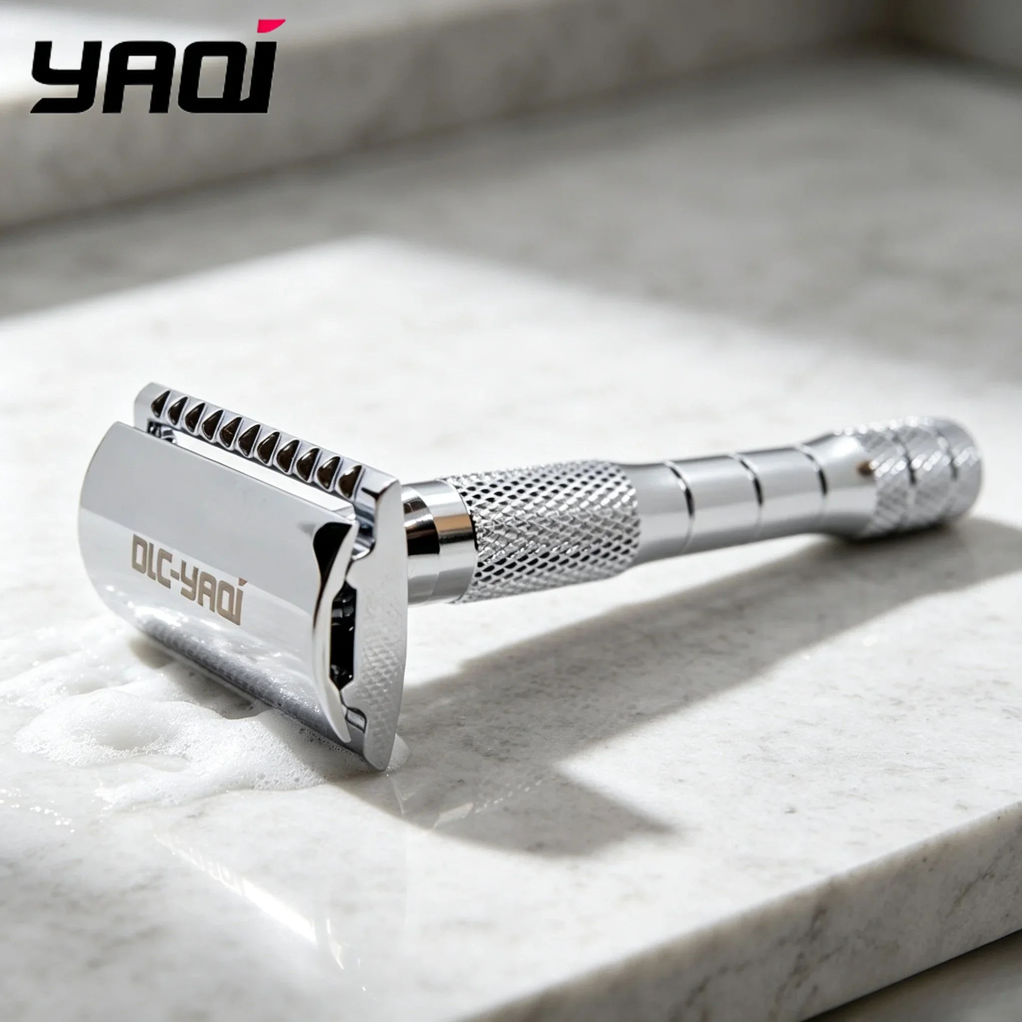 2026 Safety Razor Gift Razor Steel Razor Yaqi Chrome Color Wet Shaving Double Edge Men Shaving Products