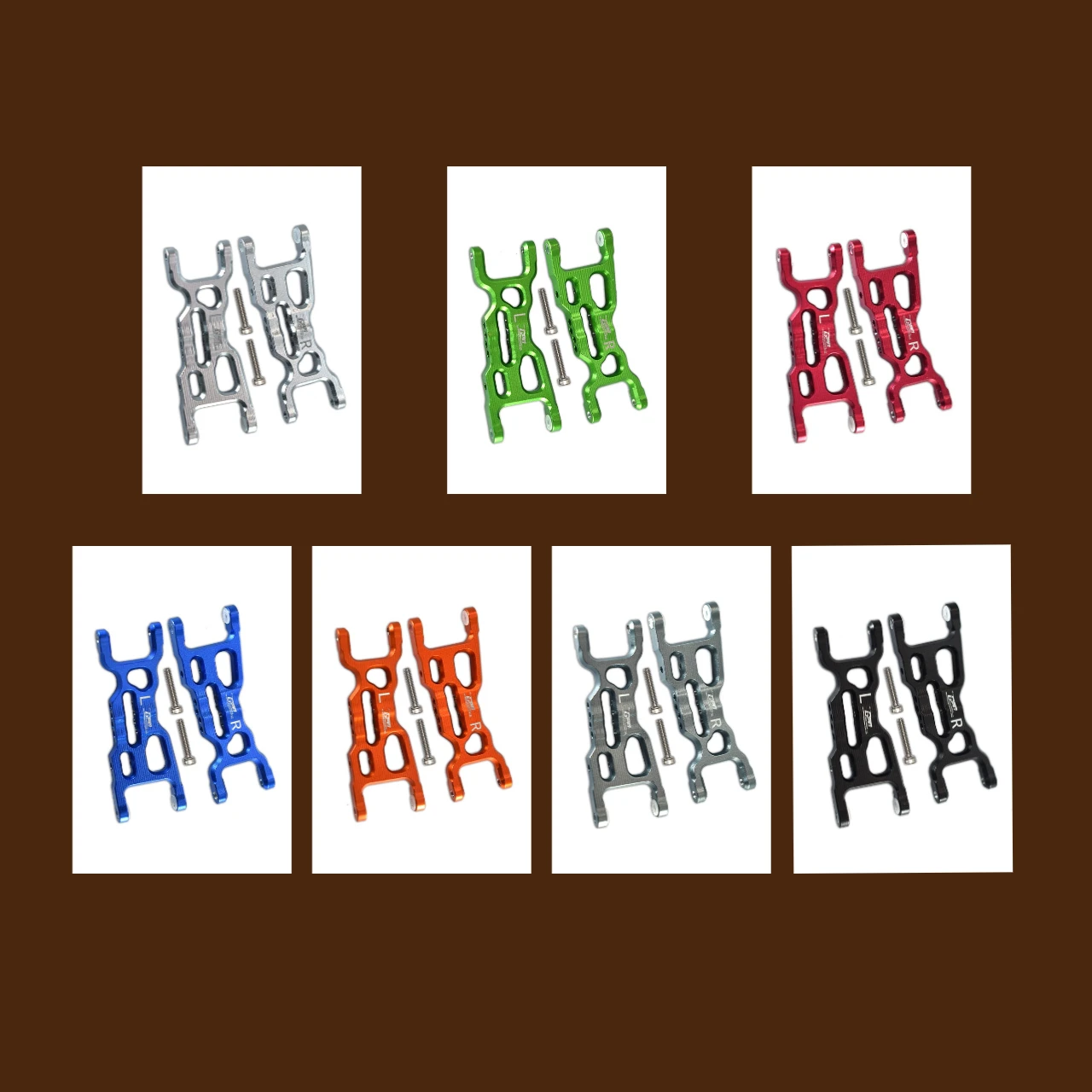 GPM Aluminum Front Lower Arms For LOSI 1/18 Mini-T 2.0 1/16 Mini-B