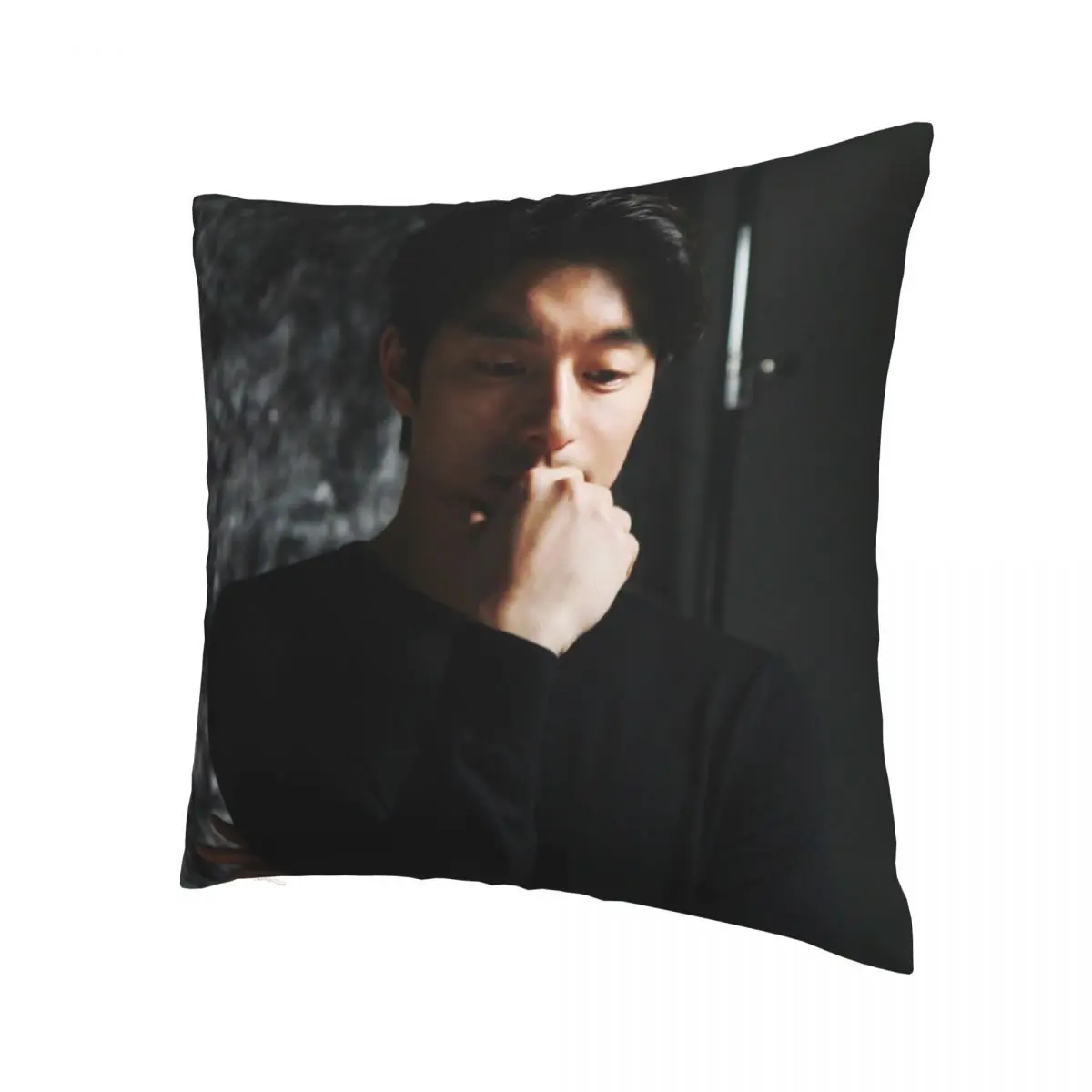 Gong Yoo Korean Idol Pillowcase Soft Polyester Cushion Cover Decorative Movie Star Pillow Case Cover Home Zippered 45*45cm