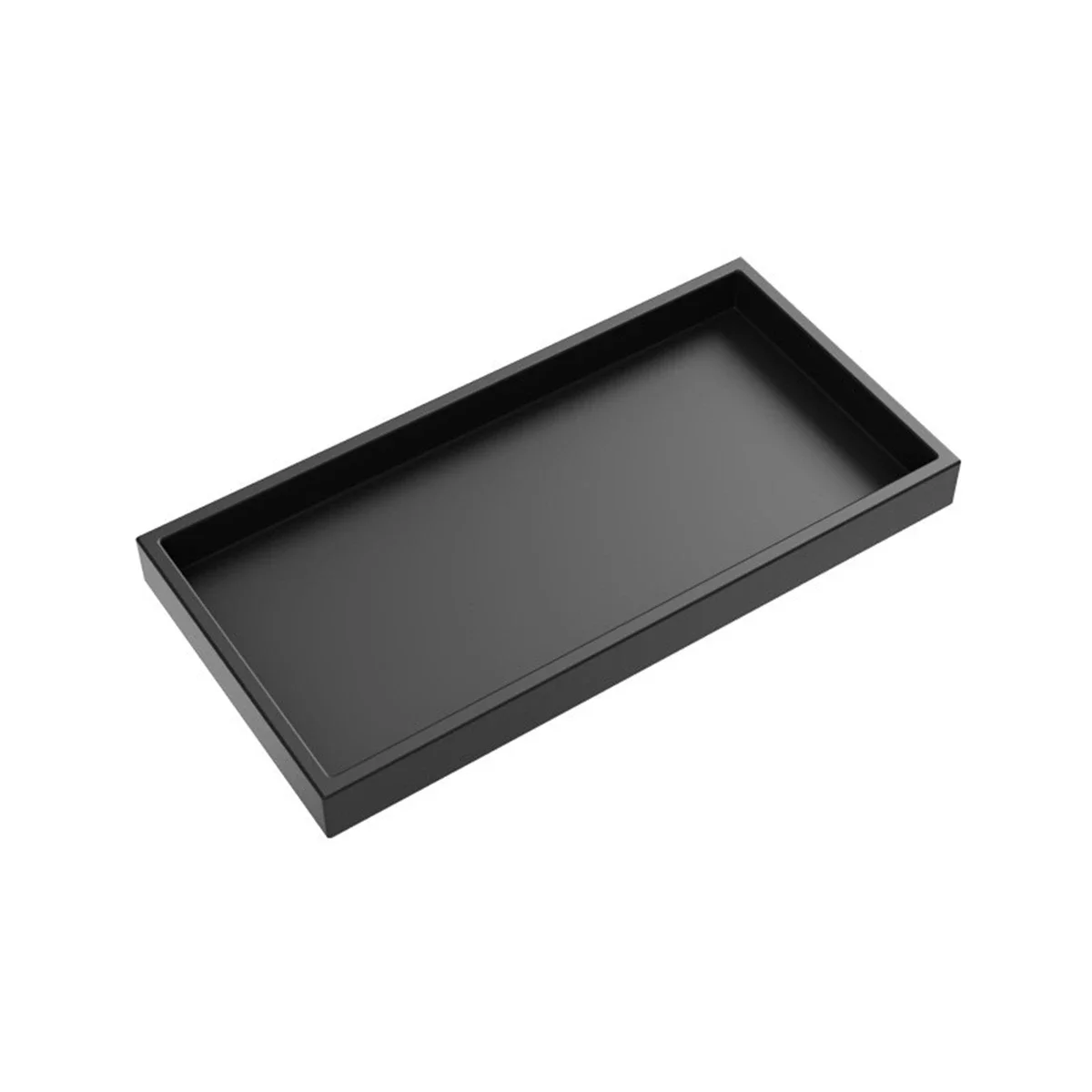 Bathroom Organizer Shatterproof Design 30x12.5x1.8cm Silicone Bathroom Tray Waterproof Material Long Lasting Use
