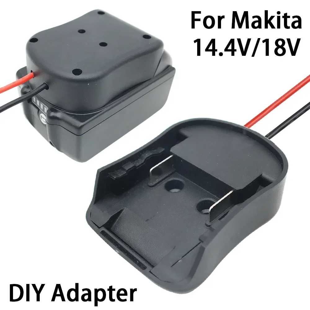 

Li-ion Battery External Power Supply Mount DIY Connector Adapter Dock Holder For Makita 14.4V 18V Lithium Battery BL1830 BL1430