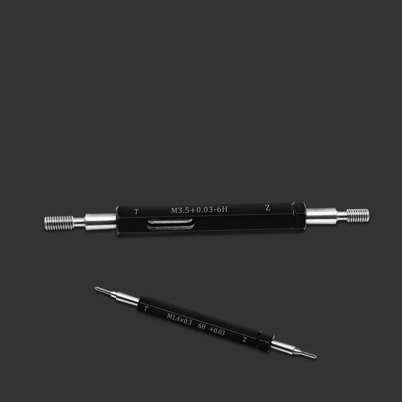 1PCS Steel Mer-cury Gage Metric Fine Thread Plug Gauge High Quality wholesale 6H M2M3M4M5M6M8 6H+0.03