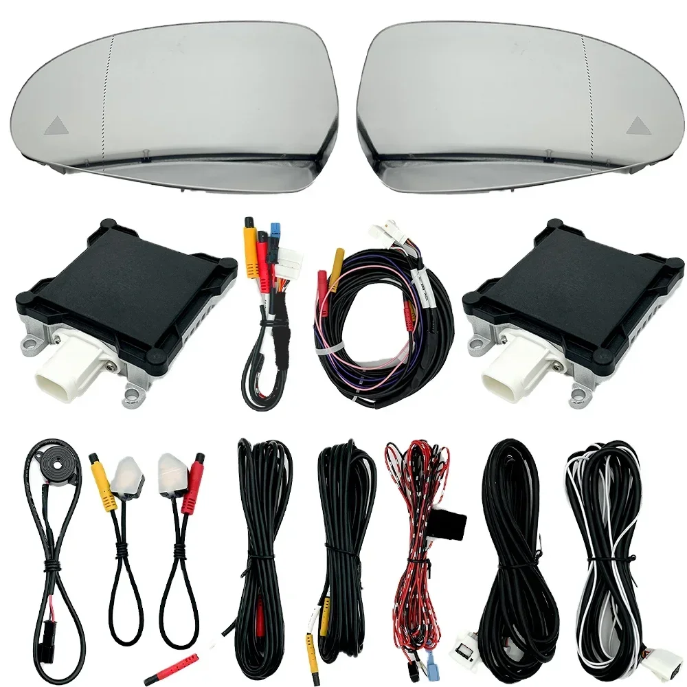 Universal Multi-Function 77Ghz Two Radar Sensor BSM Blind Spot Monitoring System Kit For Car Driving Safety BSD LCA DOW RCTA