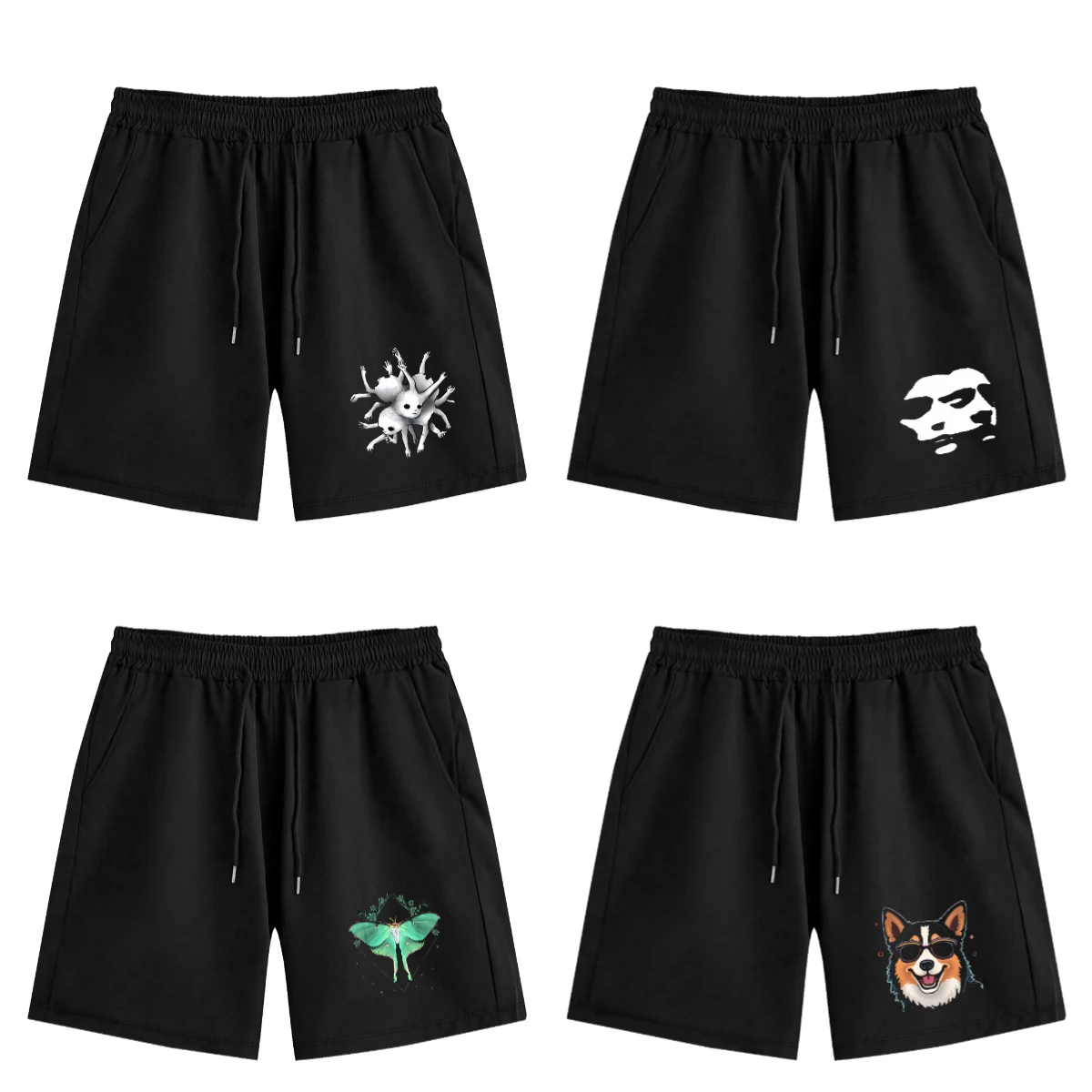 2025 nouveau printemps été hommes confortable entraînement loisirs Shorts décontracté fantastique Shorts couleur Pure cinq points sommeil court