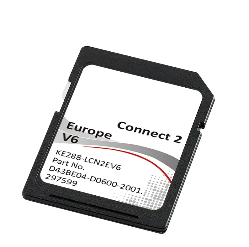 SD Card Maps for Nissan Connect 2 V6 2021-22 Europe August 2021 + Radar Tribute Sat Nav Update