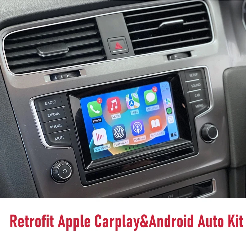 

Car Stereo For Volkswagen MIB1MIB2 System Wireless Apple CarPlay Android Auto Kit