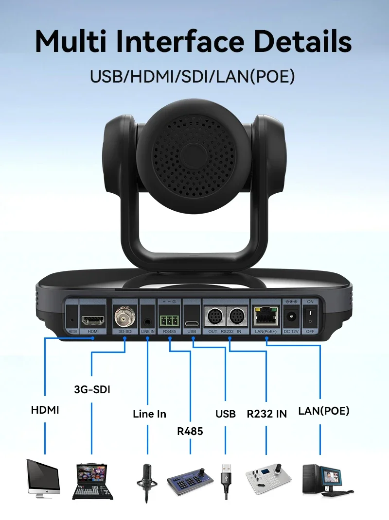 Best Seller Anywii Video Switcher Broadcast Live Streaming Production Radio Studio Equipment Broadcasting Station 4k Sdi Ndi Ptz