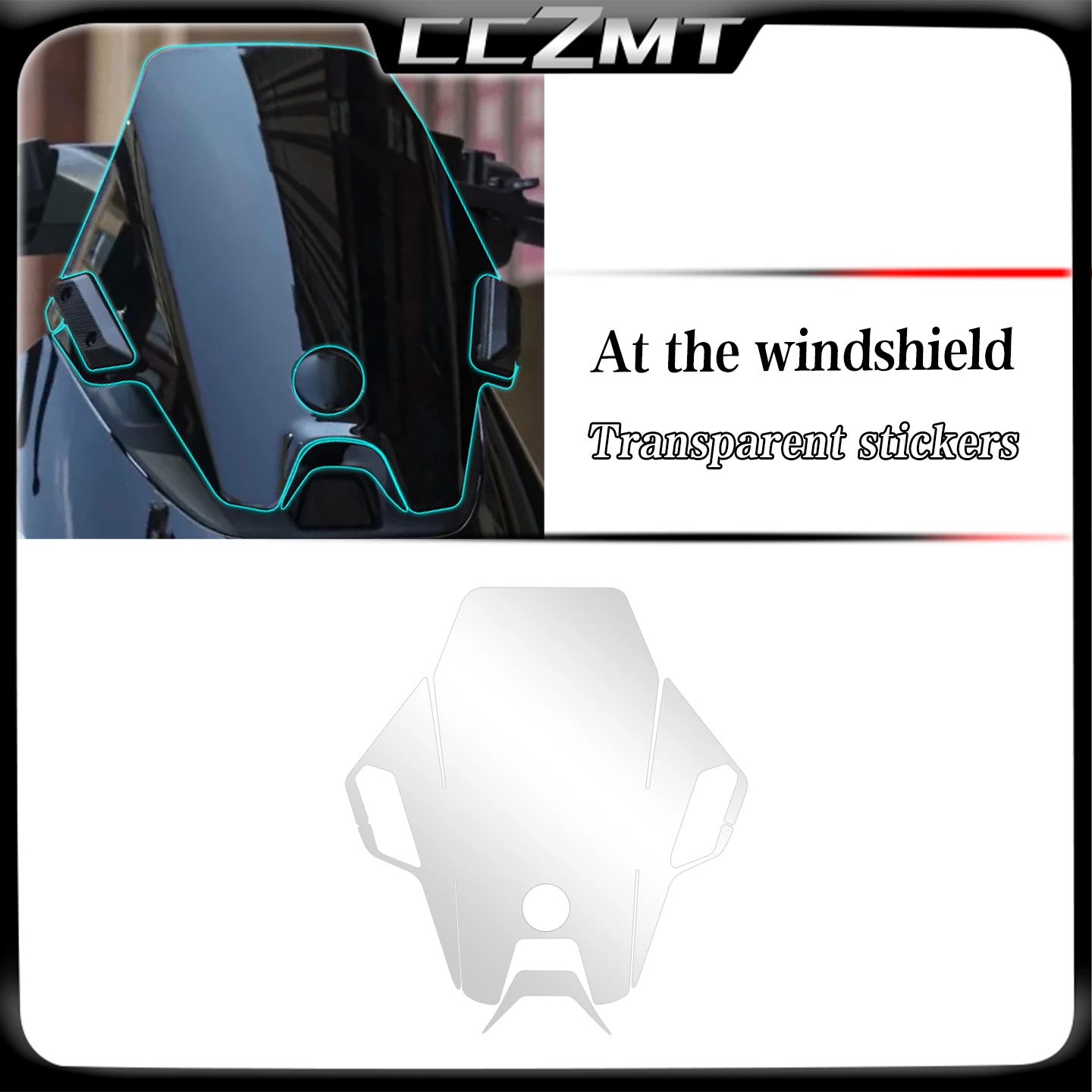 For Ninebot M5 100 M5 125 M5 200 M5P transparent invisible car cover film protective sticker modification motorcycle accessories