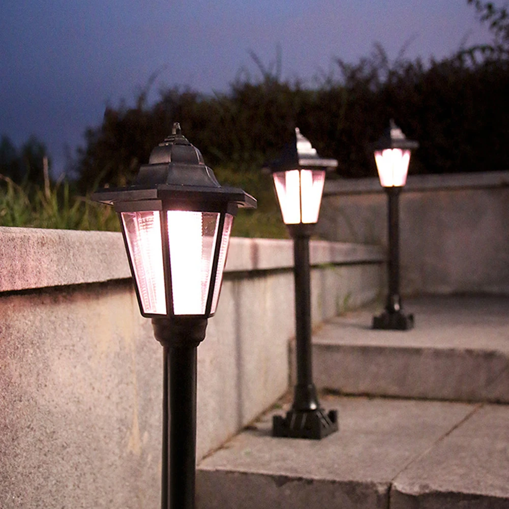 Solar Hof Lichter helle Rasen Lichter im Freien manuellen Schalter wasserdicht LED Solar Weg Lichter Landschaft Weg Licht Innenhof Gesetz