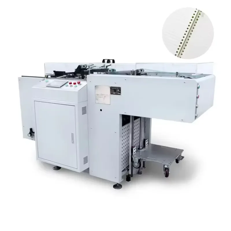 Automatic Double Wire Punching Machine Calendar Notebook Hole Making Machine Paper Hole Punching Machine