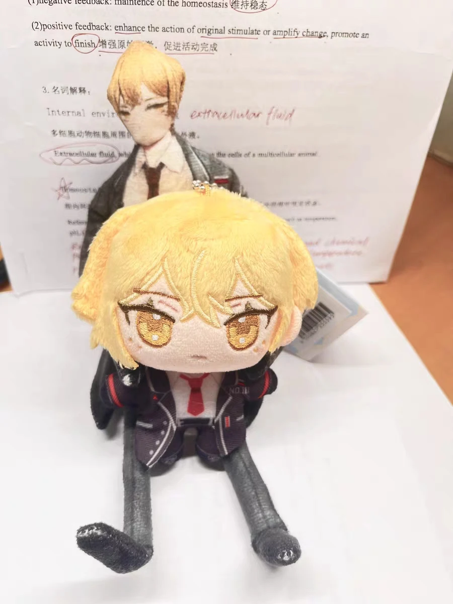 Spot 12 estilos Anime Limbus Company muñecas de algodón Ishmael Dante Faust Don Quijote colección colgante ornamento regalos de cumpleaños