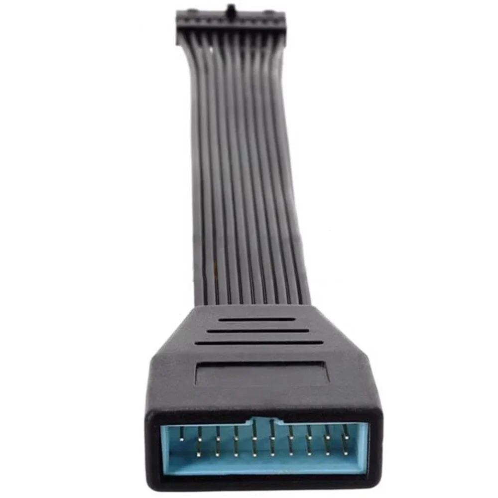 

USB3.0 Flat Cable The Motherboard Blocked by The Graphics Card Line Black 26AWG 15cm Soft Copper Cable