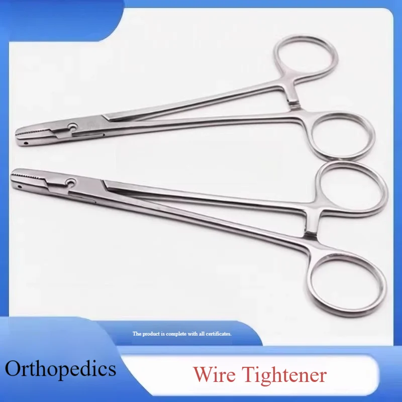 

Ветеринарные плоскогубцы из нержавеющей стали, ортопедический инструмент для скручивания проволоки 170 мм и резак для фиксации перелома костей в собаках, кошах, домашних животных