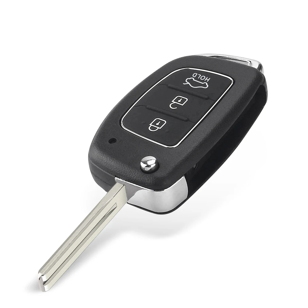 KEYYOU 8PCS Nowy kluczyk samochodowy do Hyundai HB20 IX35 I45 SANTA FE Accent I40 I20 HY15/HY20/TOY40 Blade Key