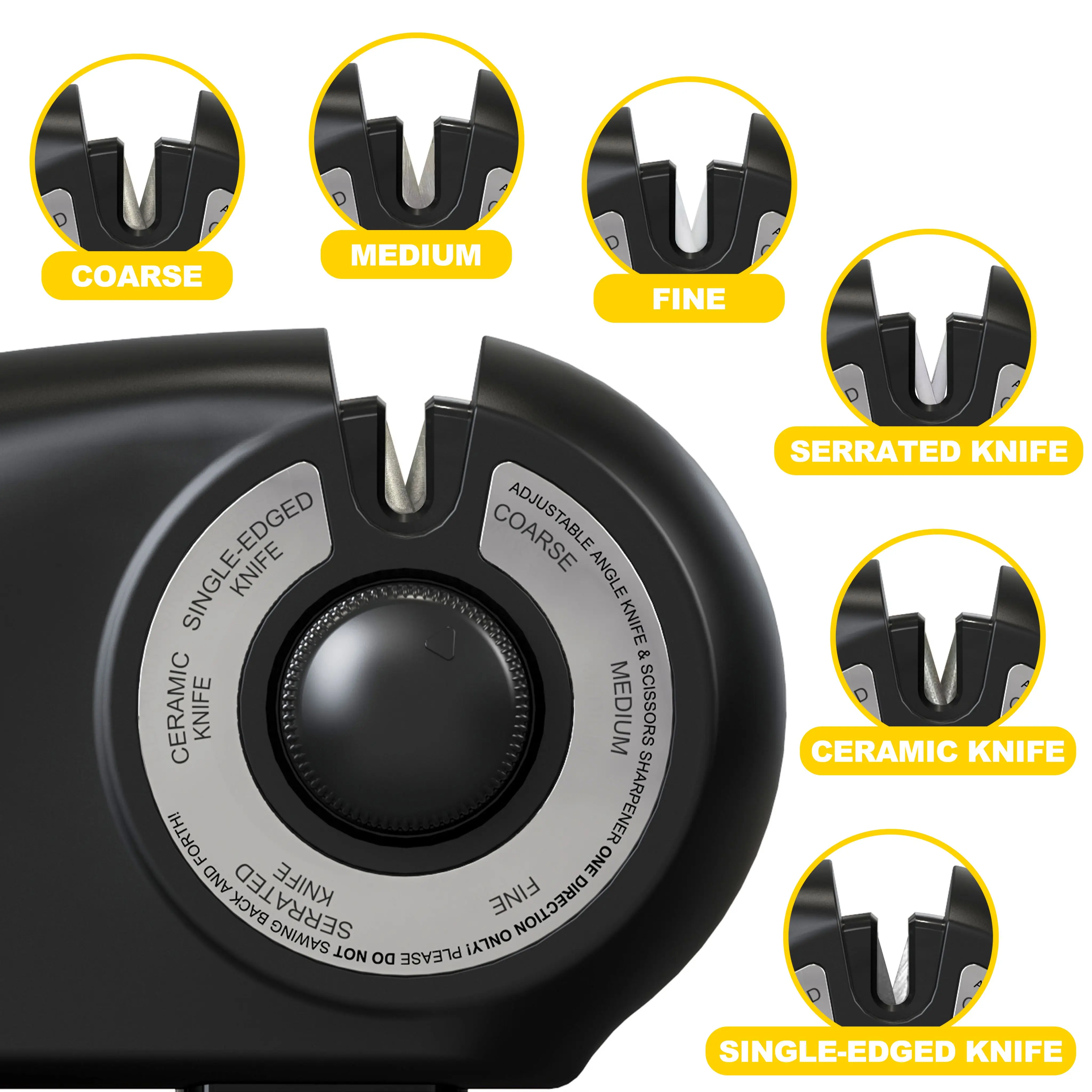 Adjustable Angle Knife Sharpening Machine, Multifunctional Grinding Machine for Commercial Kitchen Knife Sharpening Tools