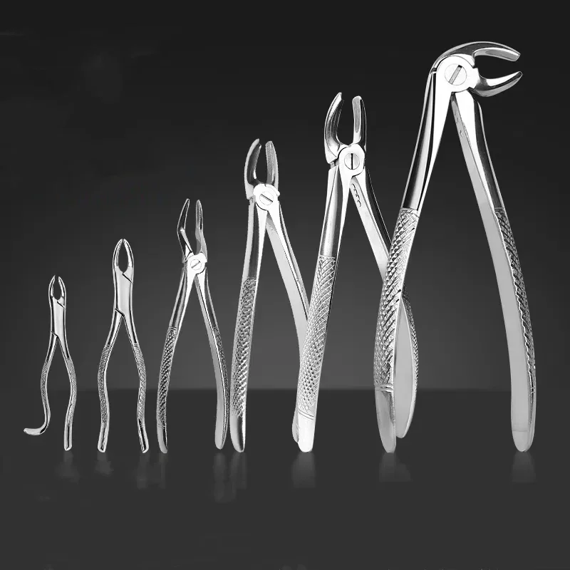 Adult Tooth Extraction Forceps Wisdom  Deciduous  Forceps Maxillary and Mandibular  Forceps Dental Oral