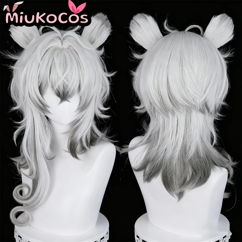 IN STOCK SilverAsh the Reignfrost Cosplay Wig with Ears MiukoCosplay Game Arknights Cosplay