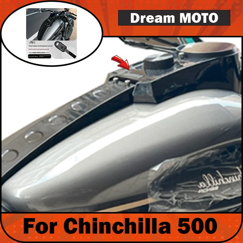 【Premium】For Chinchilla 500 motorcycle modified fuel tank dashboard cover decorative fuel tank cover waterproof, corrosion-resis