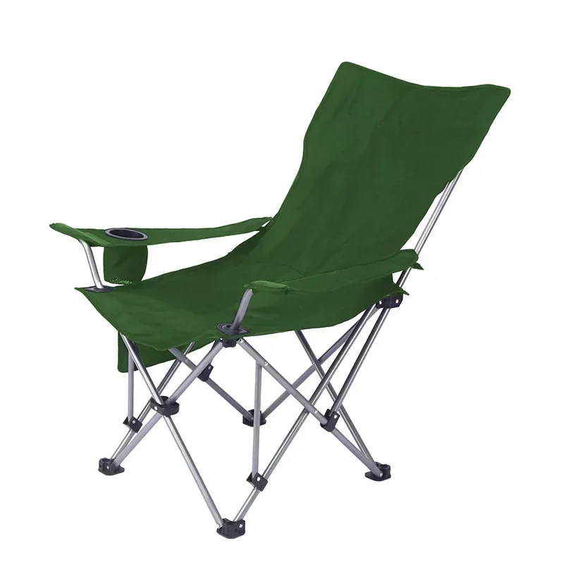 Chaise pliante extérieure à dossier haut, chaise de lune, adaptée aux loisirs, camping, plage, camping, équipement personnalisé, 2e