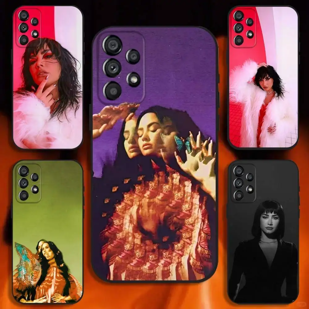 

Singer D-Demi L-Lovato Phone Case For Samsung Galaxy A20,A21s,A22,A31,A32,A52,A53,A72,73,A80 Soft Black Cover