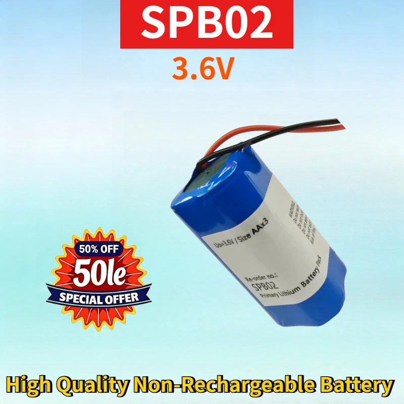 

Newest SPB02 3.6V Non-Rechargeable Lithium-ion Battery Pack for High Quality High Capacity Replacement Non-Rechargeable Battery