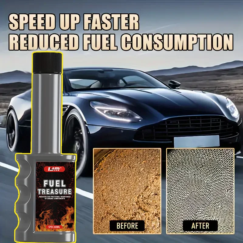 KJM 60ML Auto Engine Fuel Additive System Repair Carbon Deposit Cleaner Enhance Acceleration Fuel Efficiency Protect Engine Care