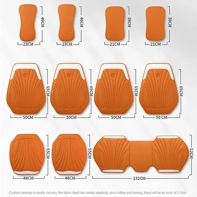 Suede Car Seat Covers Breathable Seat Cushion Pad Full Set Auto Chair Mat Protector Decoration Fashion Four Seasons Universal