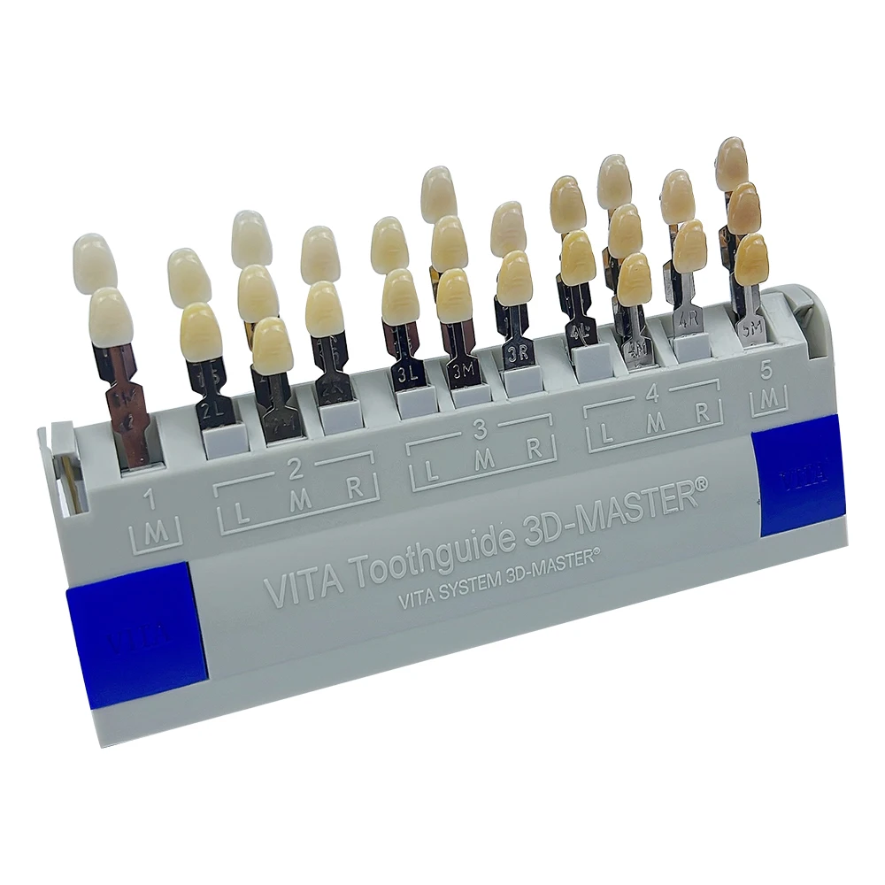 

Dental VITA 29 Colors Toothguide Shade Guide 3D Master With Bleached Dentistry Dentist Color Colorimetric Plate