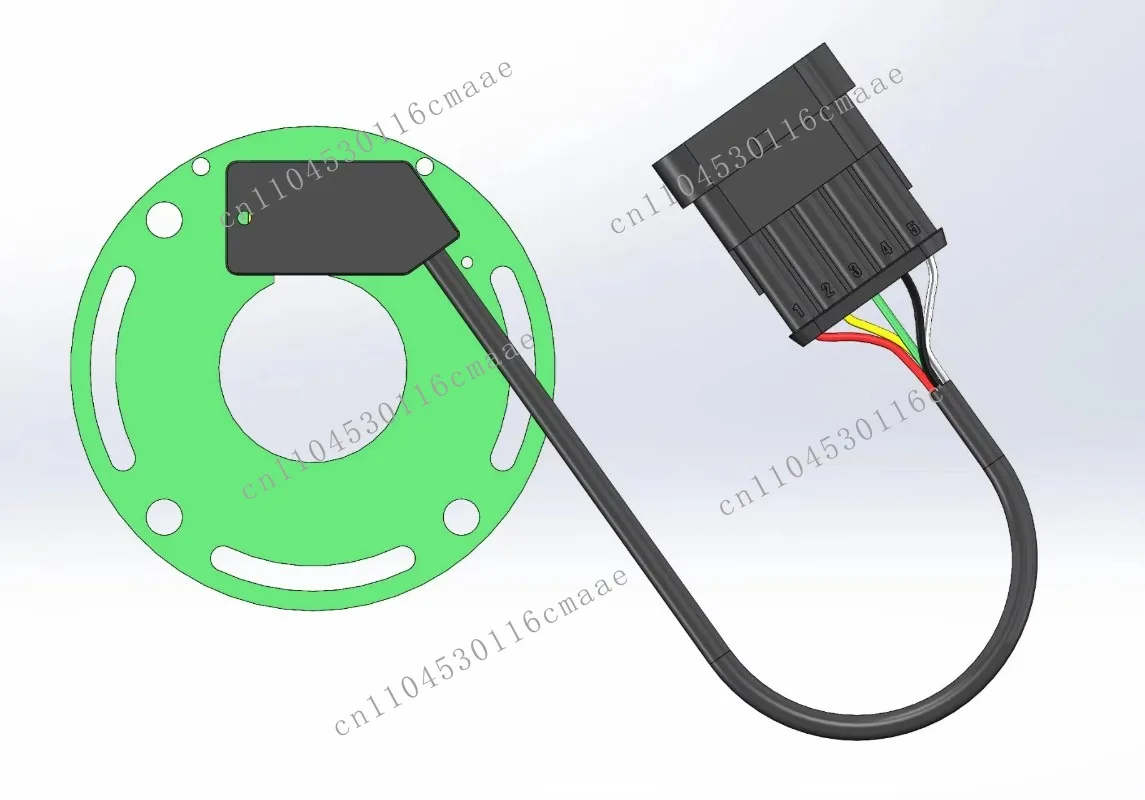 High-performance five-wire system 0~ 10KHz sine/cosine rotating AC motor encoder, speed sensor