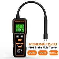 FT01 Automotive Brake Fluid Brake Oil Tester Portable Digital Brake Fluid Tester DOT3/DOT4/DOT5.1 Test With Flexible Probe