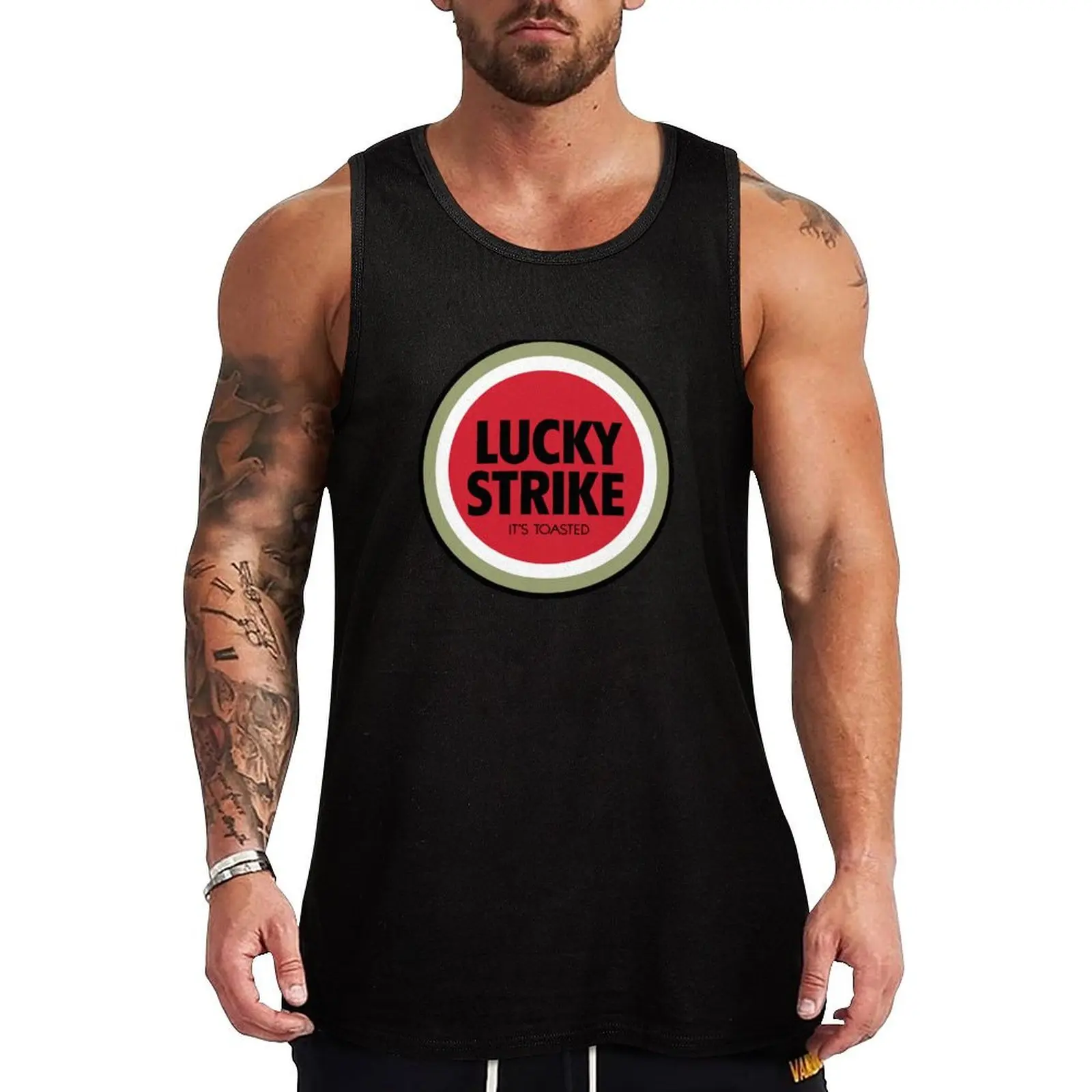 

Lucky Strike Tank Top anime t-shirts summer clothes for men Men's gym t-shirts vest men