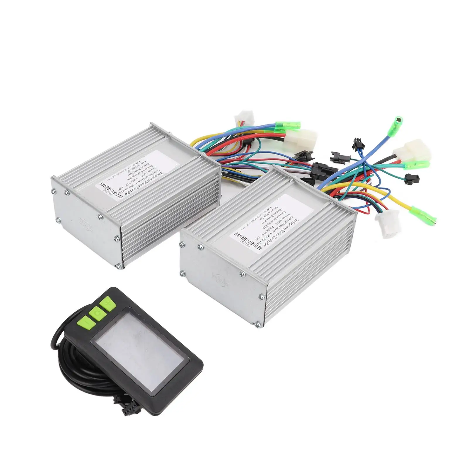 Dual Drive Motor Bürstenloser Controller LCD-Display 36V 48V 450W 500W 1000W für Elektroroller