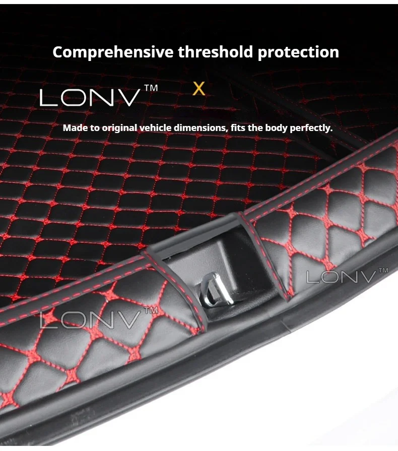 Car Trunk Mat For BYD New King 2027 2026 Seal 5 DM‑i Custom Fit Car Interior Car Boot Mat Premium Leather Waterproof Accessories