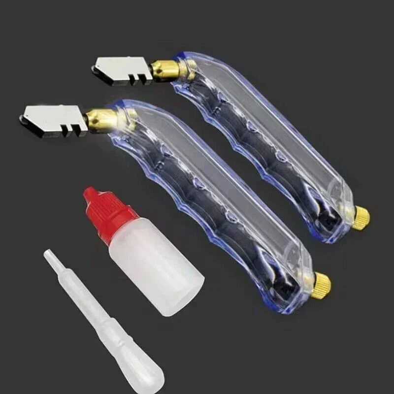 Professional Oil-based Glass Cutter Handheld Glass Cutting Tool for Hard Diamond Glass Tile Cutting Hand Tools