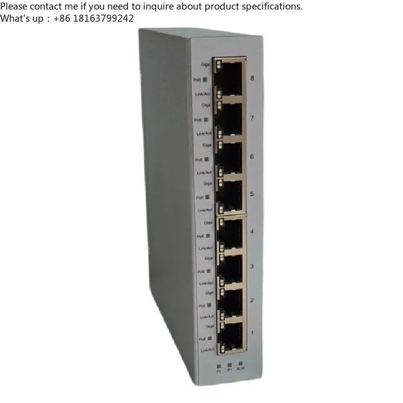

Cost-Effective 8-Port Gigabit PoE Ethernet Industrial Strength Network Switch